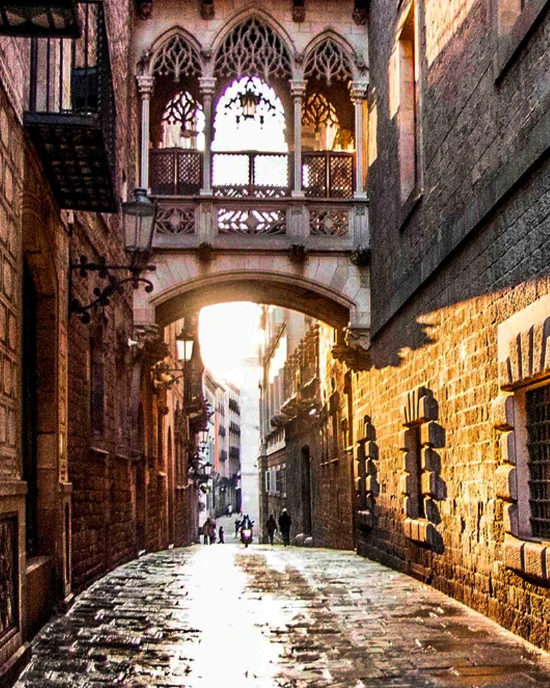 Barrio en Barcelona