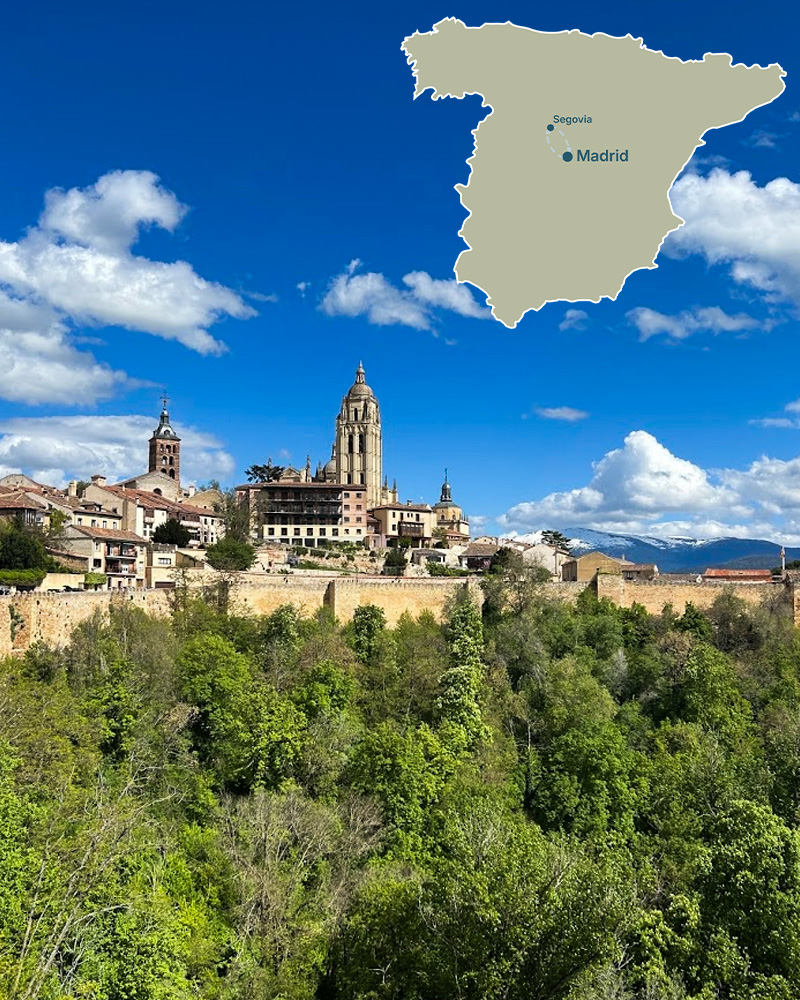 ruta Madrid a Segovia