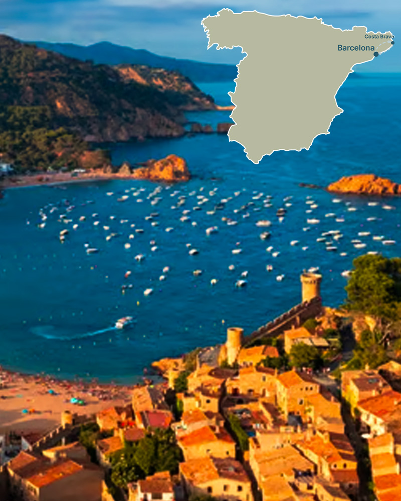ruta Barcelona a Costa Brava